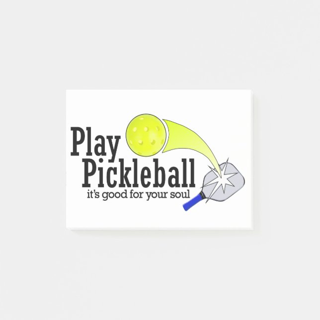 Post-it® Jeu Pickleball son bon pour votre âme (Devant)