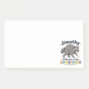 Post-it® Jimothy différent est mon superpouvoir