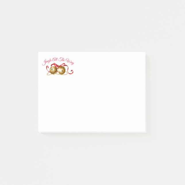 Post-it® Jingle All Way Post it Notes (Devant)