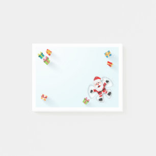 Post-it® Joli ange de neige Père Noël Noël