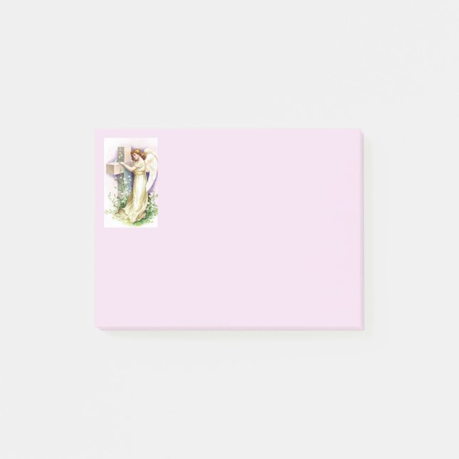 Post-it® Joli Ange Et Croix (Devant)