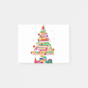 Post-it® Joli bibliothèque de noël arbre de bibliothèque mi
