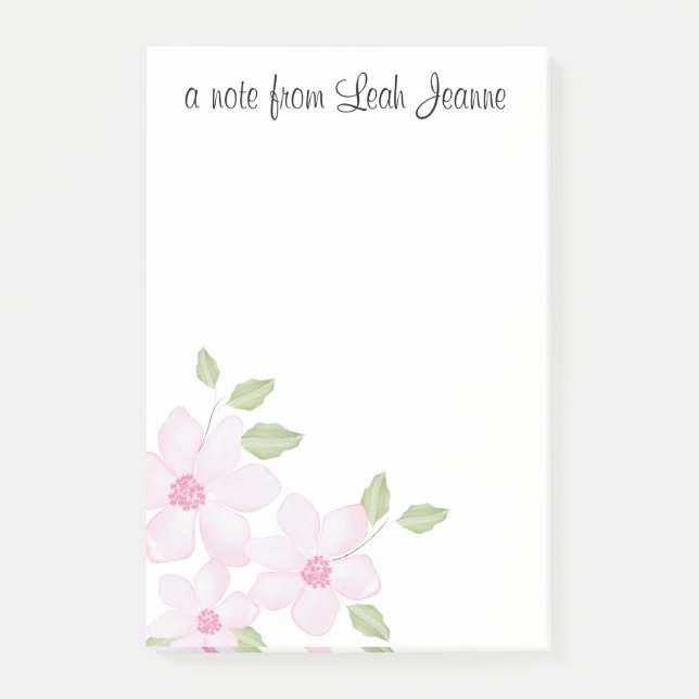 Post-it® Joli Bouquet Peonies Roses (Devant)