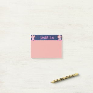 Post-it® Joli Chat Fille Papier À Papier Personnalisé Avec