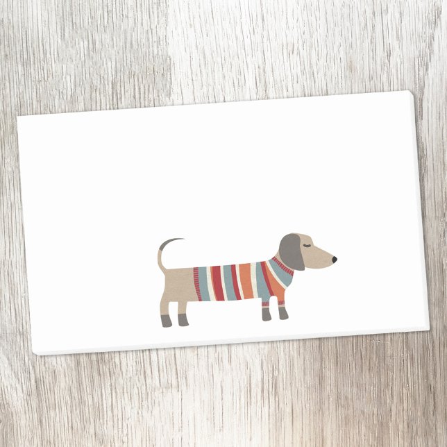 Post-it® Joli chien saucisse Dachshund (Fun Dachshund Wiener Sausage Dog Post-it sticky notes)