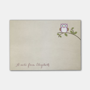 Post-it® Joli et élégant, Hibou