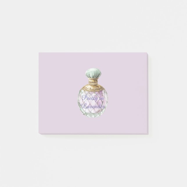 Post-it® Joli flacon de parfum en lavande (Devant)