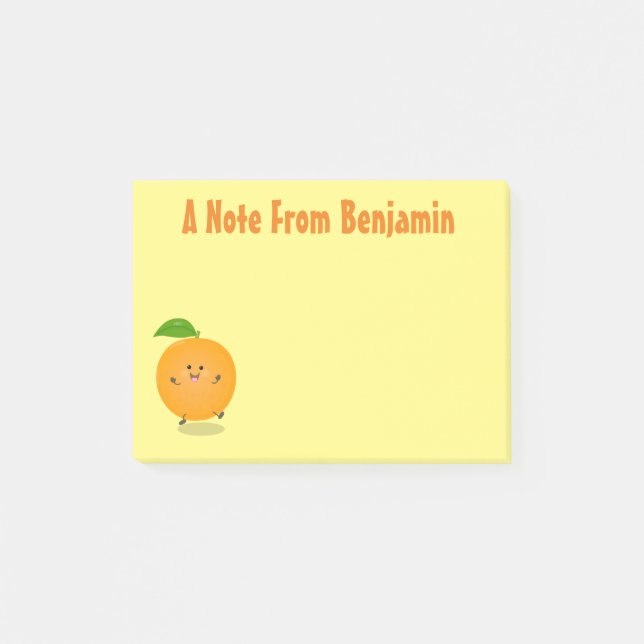 Post-it® Joli fruit orange dansant (Devant)
