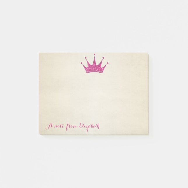 Post-it® Joli Joli Stylish, Glittery Tiara (Devant)