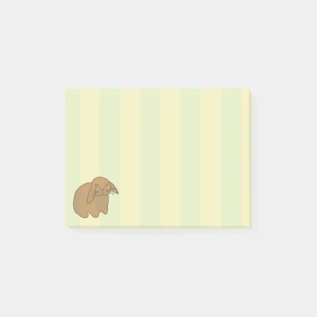Post-it® Joli lapin Brown (Devant)