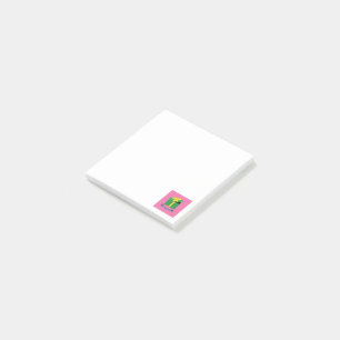 Post-it® Joli merle jetant un coup d'œil hors d'une boîte c
