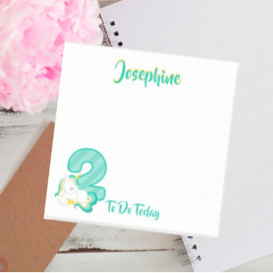 Post-it® Joli Moderne Chic Girly Nom de script