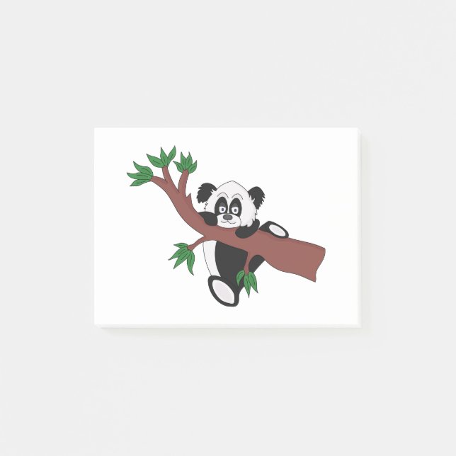 Post-it® Joli ours panda (Devant)
