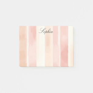 Post-it® Joli Peach rose Crème raypes