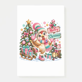 Post-it® Joli poulet joyeux Noël
