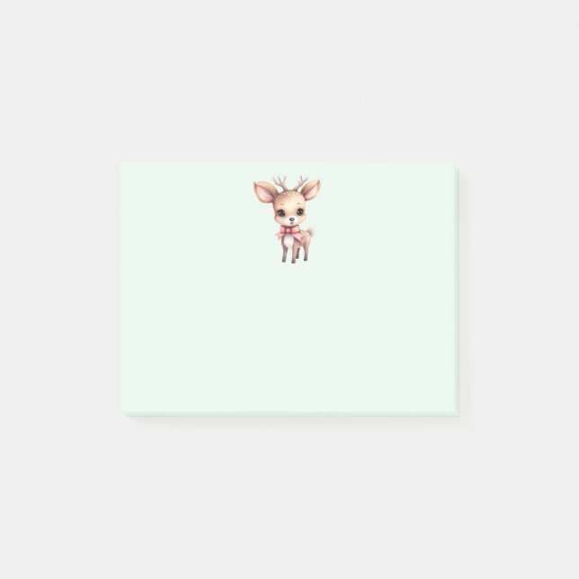 Post-it® Joli renne de Noël (Devant)