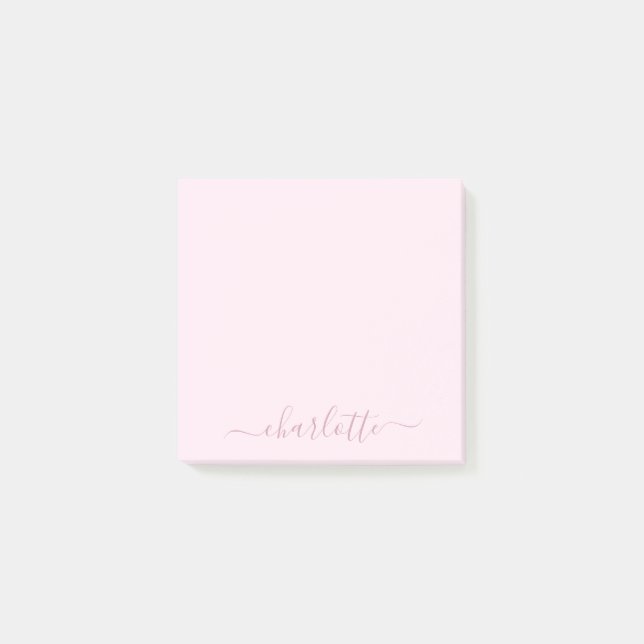 Post-it® Joli rose et blanc doux (Devant)