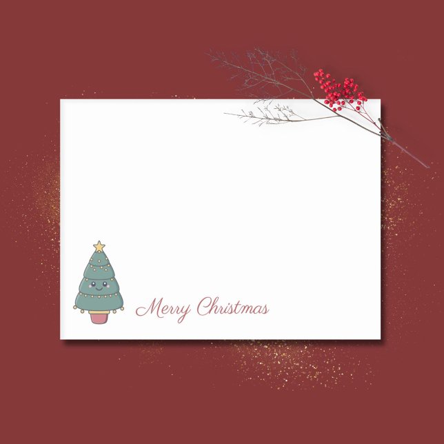 Post-it® Joli Sapin de Noël Kawaii (Kawaii Christmas Tree Post-it Notes)