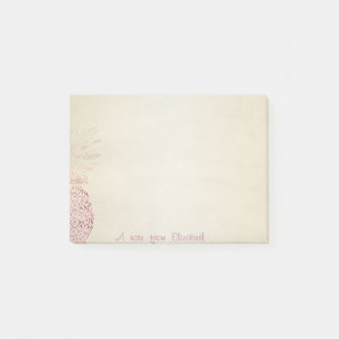 Post-it® Joli Stylish, Ananas Rose