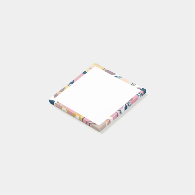 Post-it® Joli Tourbillon de Peinture de Marbre Abstrait en  (Incliné)