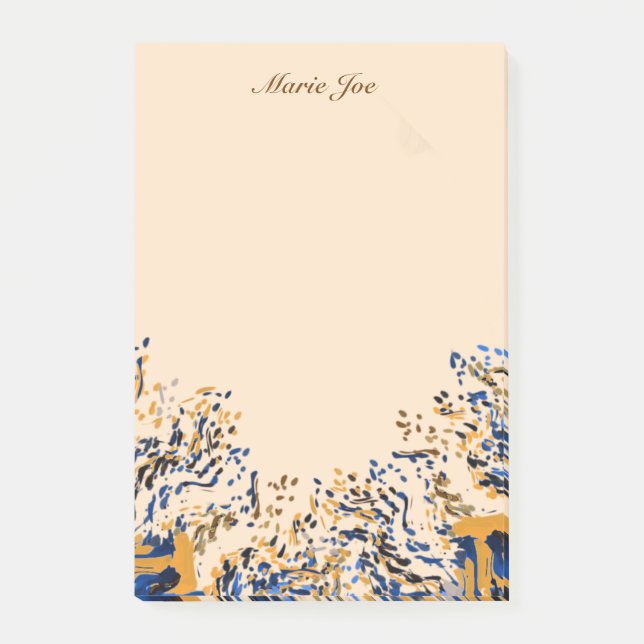 Post-it® Jolie Aquarelle Confetti Splatter Boarder (Devant)