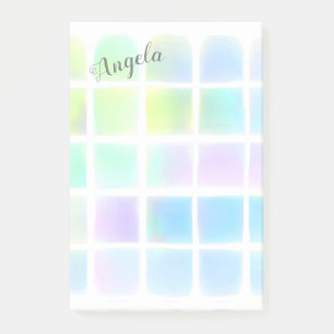 Post-it® jolie aquarelle pastel peint design personnalisé