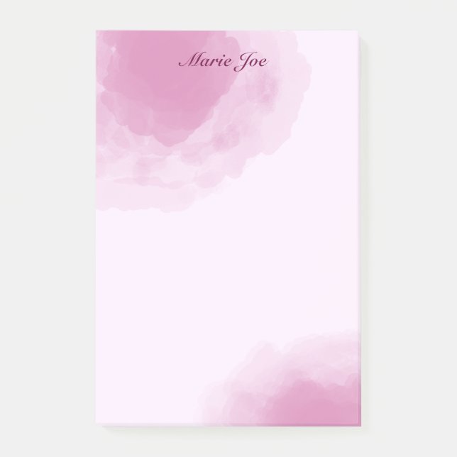 Post-it® Jolie Aquarelle Pinceau Stroke Canvas (Devant)