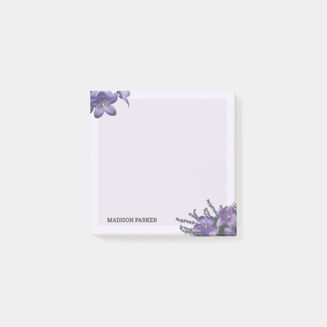 Post-it® Jolie Campanula violette (Devant)