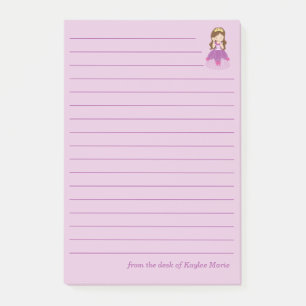 Post-it® Jolie Fille Princesse Ligné Rose