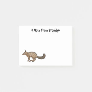 Post-it® Jolie illustration de dessin animé numbat heureux
