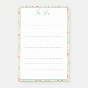 Post-it® Jolie liste de fleurs de printemps à faire