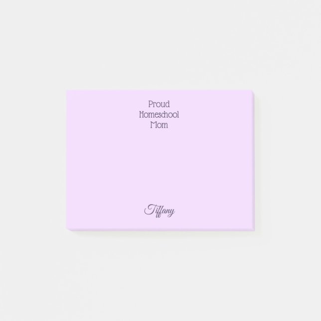 Post-it® Jolie maman de l'école familiale pourpre (Devant)