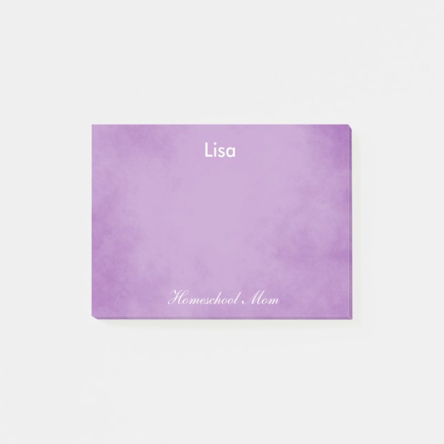 Post-it® Jolie maman d'école maternelle pourpre (Devant)