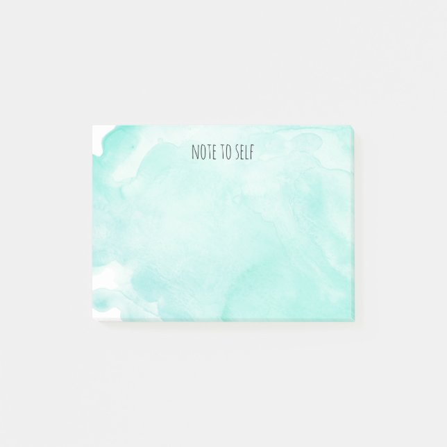 Post-it® Jolie note en bon état d'aquarelle à l'individu (Devant)
