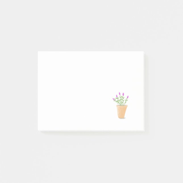 Post-it® Jolie plante en pot mignonne (Devant)
