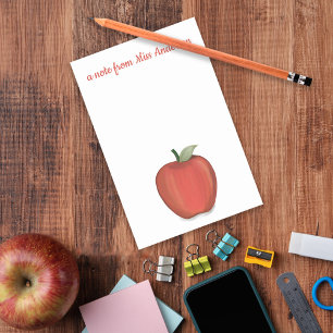 Post-it® Jolie pomme simple et minimaliste pour l'enseignan