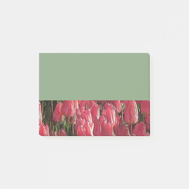 Post-it® Jolie tulipe rose (Devant)