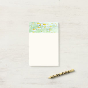 Post-it® Jolies marguerites dans une photo de terrain