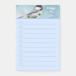Post-it® Jolies petites choses à faire avec oiseaux et fleu