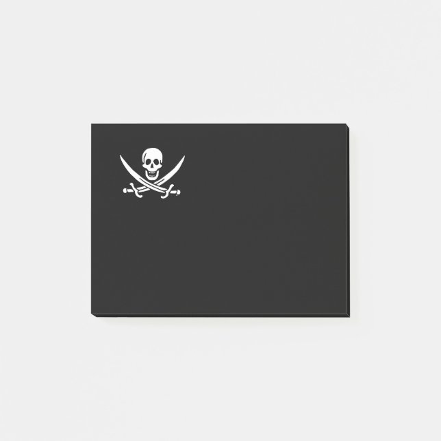 Post-it® Jolly roger drapeau de pirate (Devant)