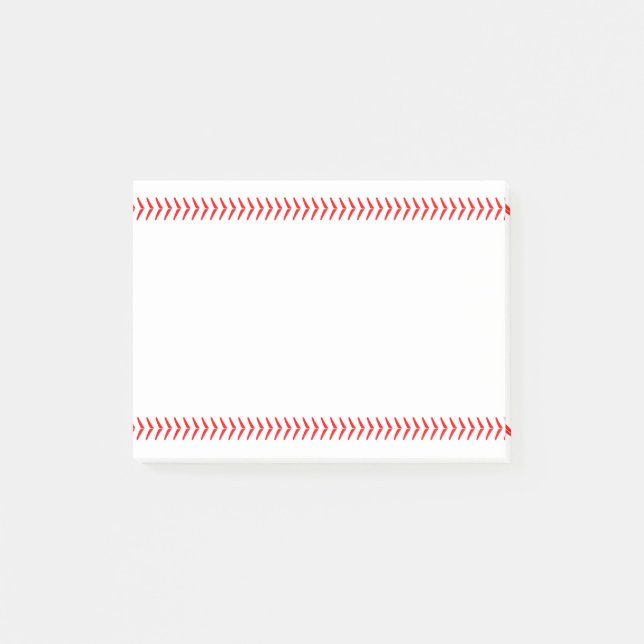 Post-it® Joueur de baseball ou entraîneur Red Baseball Stit (Devant)