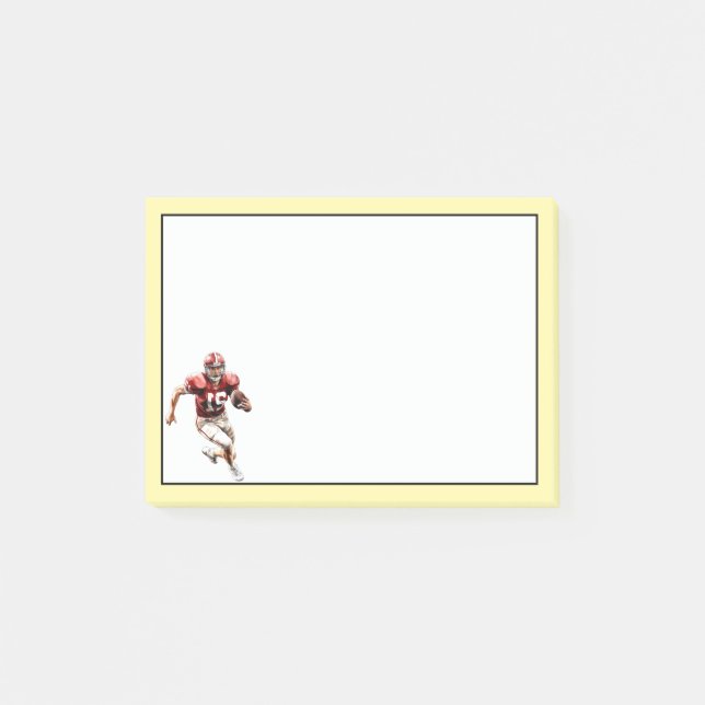 Post-it® Joueur de football (Devant)