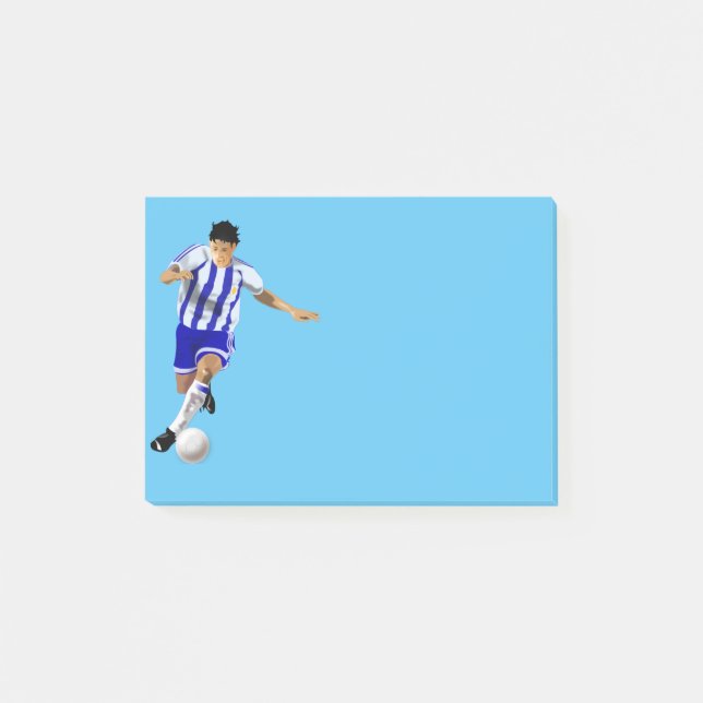 Post-it® Joueur de Football Post-it-Notes (Devant)
