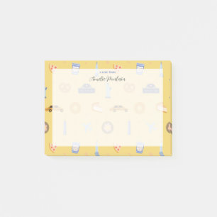 Post-it® Joueur New York Motif Custard Nom jaune