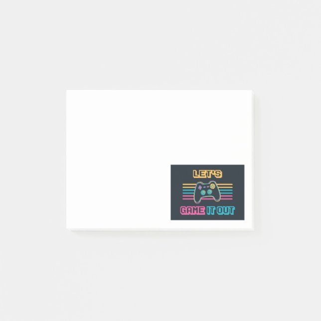 Post-it®  Jouons-le à l'ancienne (Devant)