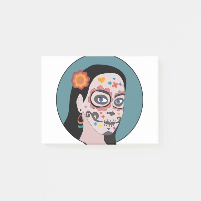 Post-it® Jour des morts de Día de Los Muertos (Devant)