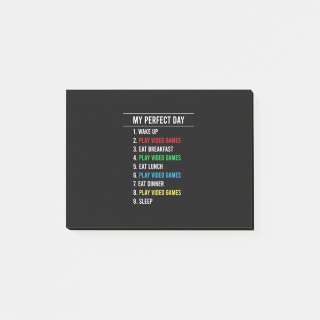 Post-it® Jour parfait du joueur (Devant)