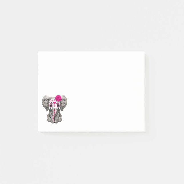 Post-it® Jour rose de l'éléphant mort (Devant)