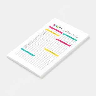 Post-it® Journal du gestionnaire de blocage quotidien