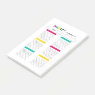 Post-it® Journal du gestionnaire de suivi des habitudes